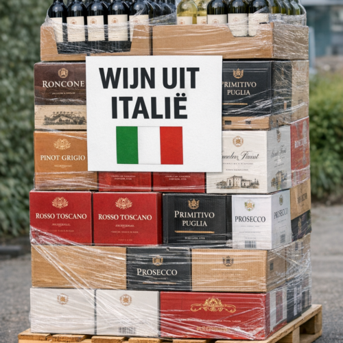 Pallet wijn uit Italië